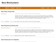 Tablet Screenshot of best-moisturizers.com